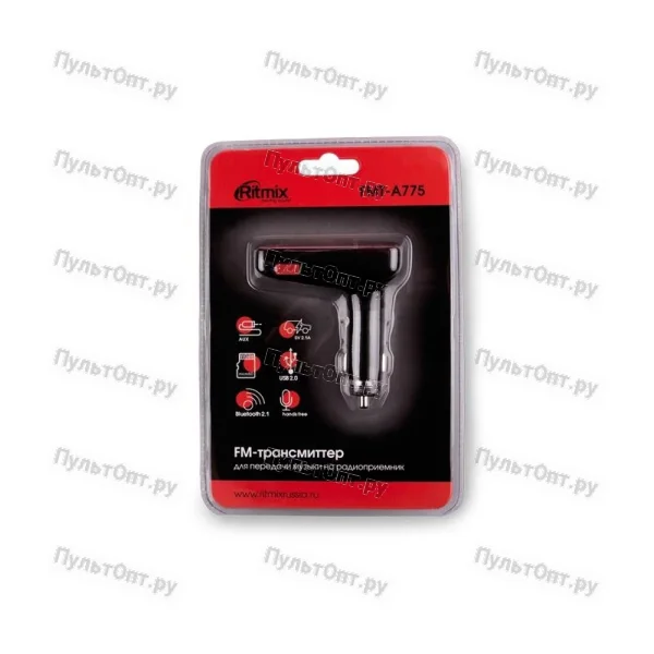 Модулятор FM Ritmix FMT-A775, Bluetooth