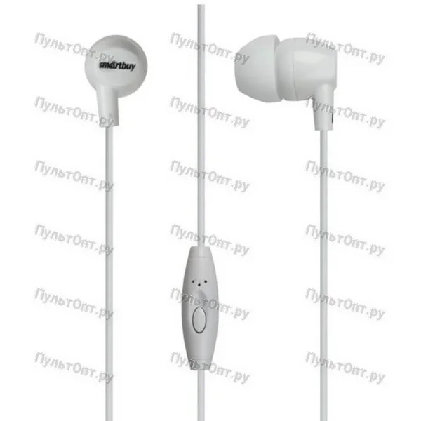 Гарнитура SmartBuy SBH-150 One, белая, вакуумные (1/400)