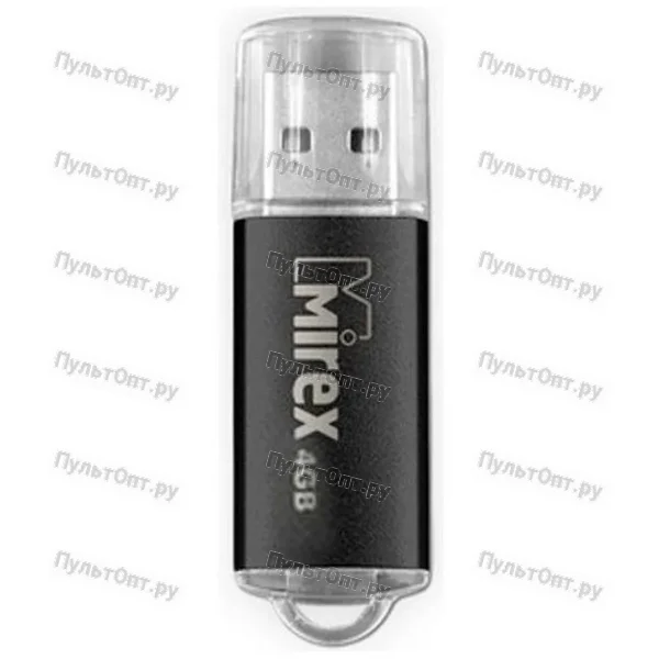 USB 4GB Mirex UNIT чёрный (ecopack)