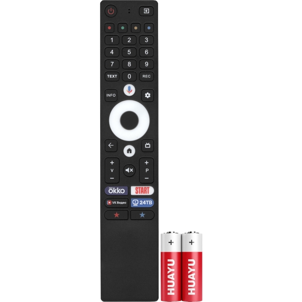 Пульт Huayu для Akai AKI-V1 TA32BH500 (голосовое управление) + батарейки