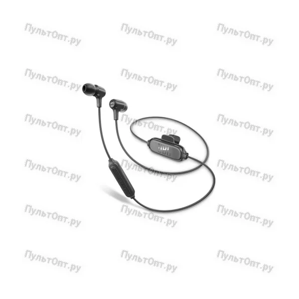 Гарнитура вкладыши JBL LIVE 25BT черный беспроводные bluetooth (шейный обод)