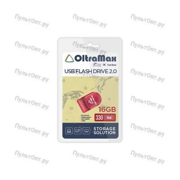 USB 16GB OltraMax 330 красный