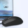 Компьютерная проводная мышь WUW J04 черная