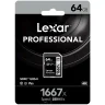 SDXC 64GB Lexar Class 10 U3 (1667х)