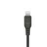 Кабель USB - 8 pin GoPower GP01L  1 м 2.4A ПВХ (черный)