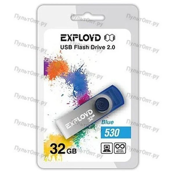 USB 32GB Exployd 530 синий