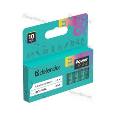 Эл. пит. Defender LR03 ААА PowerPulse BL10 (10/200)