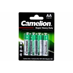 Батарейка Camelion Super R6 AA BL4 Heavy Duty 1.5V (4/48/960)