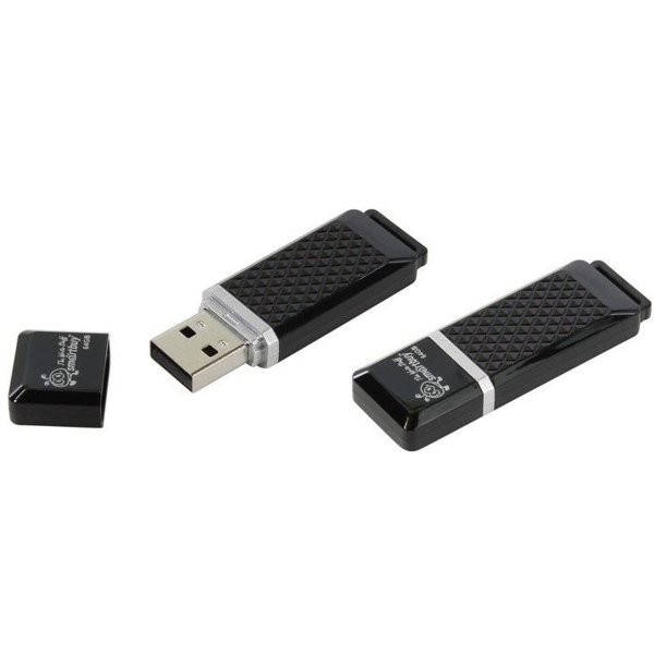 USB 64GB Smartbuy Quartz чёрный