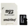 MicroSD 32GB Smartbuy Class 10 UHS-I + SD адаптер COMPACT
