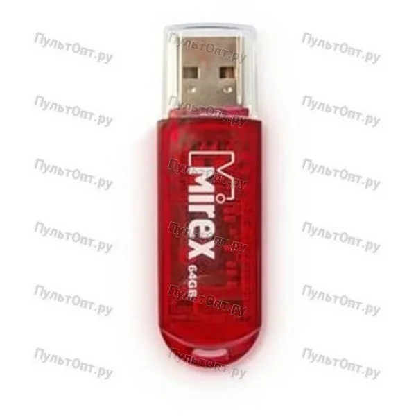 USB 64GB Mirex ELF красный (ecopack)
