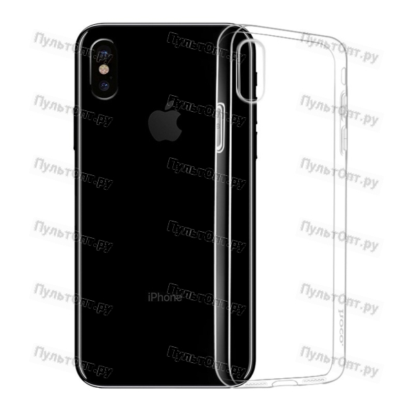 Чехол Hoco Crystal clear series TPU case for iPhone XS Max Прозрачный (1/20/200)