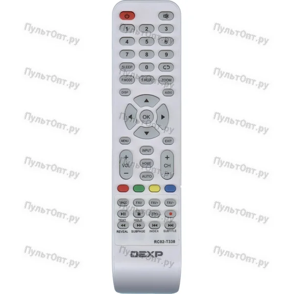 Пульт DEXP RC02-T338 белый (оригинальный)