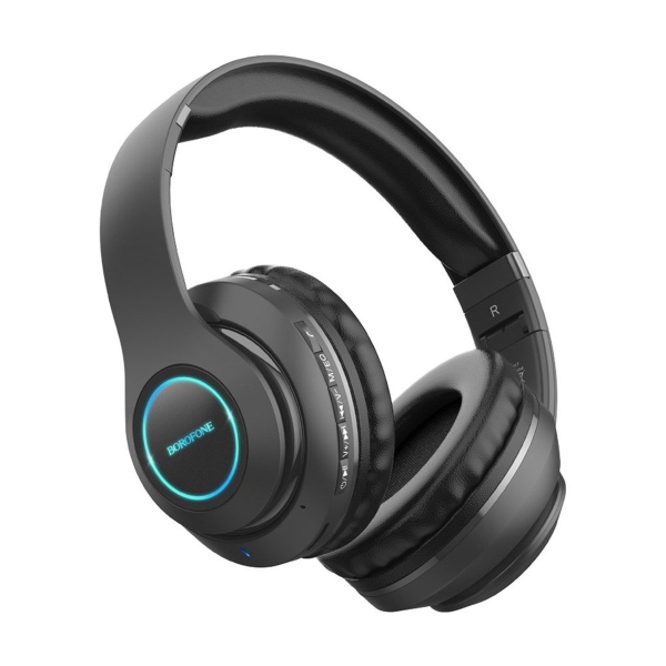 Наушники полноразмерные Borofone BO17, беспроводные, bluetooth 5.0, AUX, цвет: чёрный (1/36)