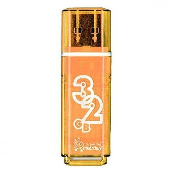 USB 32GB Smartbuy Glossy оранжевый