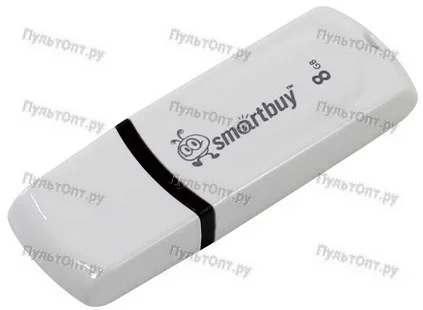 USB 8GB Smartbuy Paean белый