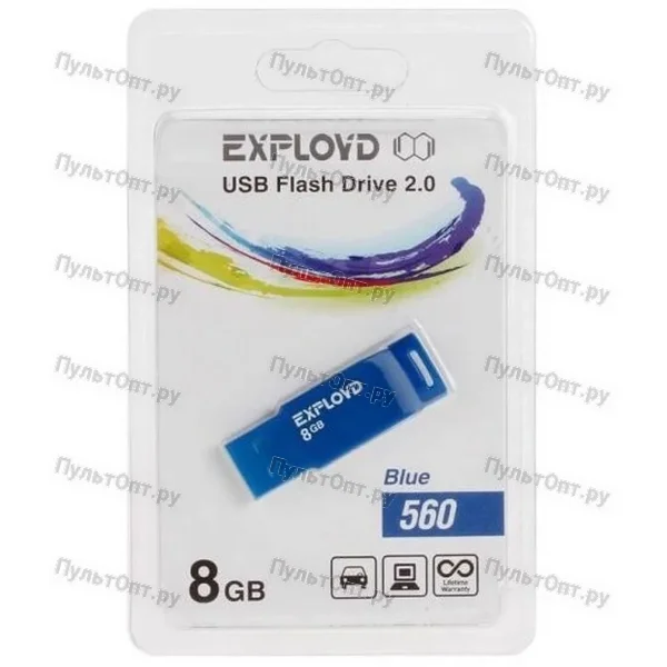 USB 8GB Exployd 560 синий