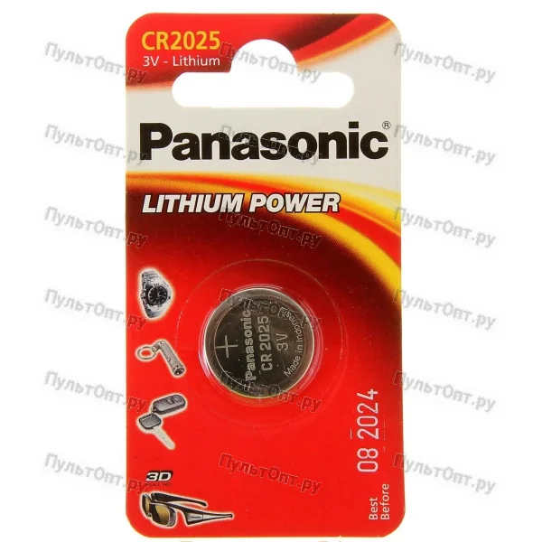 Эл. пит. CR2025 BL1 Panasonic Power Cells