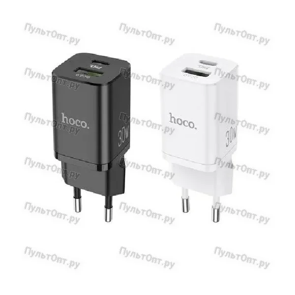 СЗУ Hoco N13 Bright PD30W+QC3.0 charger (EU) (белый)