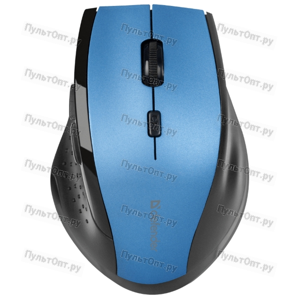 Мышь Defender Accura MM-365, синяя, беспроводная, 6 кнопок, 800-1600 dpi, USB.