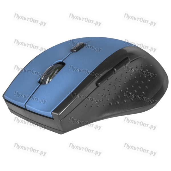 Мышь Defender Accura MM-365, синяя, беспроводная, 6 кнопок, 800-1600 dpi, USB.