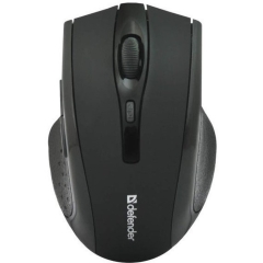 Мышь Defender Accura MM-665, черная, беспроводная, ,6 кнопок, 800-1600dpi, USB