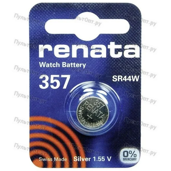Эл. пит. 357 (SR44, SR44W, SB-B9) Renata (10)