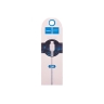 Кабель USB - Type-C Hoco X20, 3.0м, круглый, 3.0A, силикон, белый (1/30/300)
