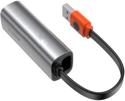 USB-концентратор Baseus, CAHUB-AD0G, Cannon, Type-C, 1 USB выход, цвет: темно-серый