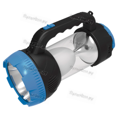 Фонарь туристический Спутник AFC900 5W LED от аккумулятора 2 режима черный синий