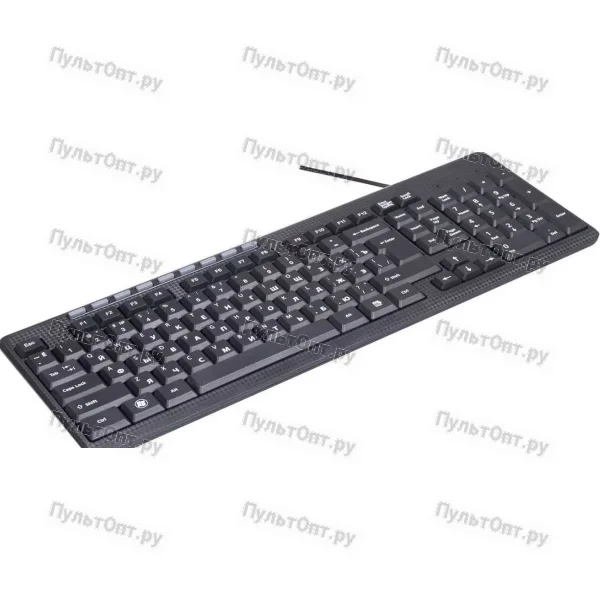 Клавиатура Ritmix RKB-155, черная, USB