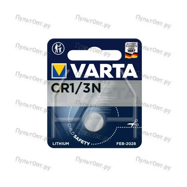 Эл. пит. CR1/3N lithium BL1 Varta Electronics 3V (10/100)