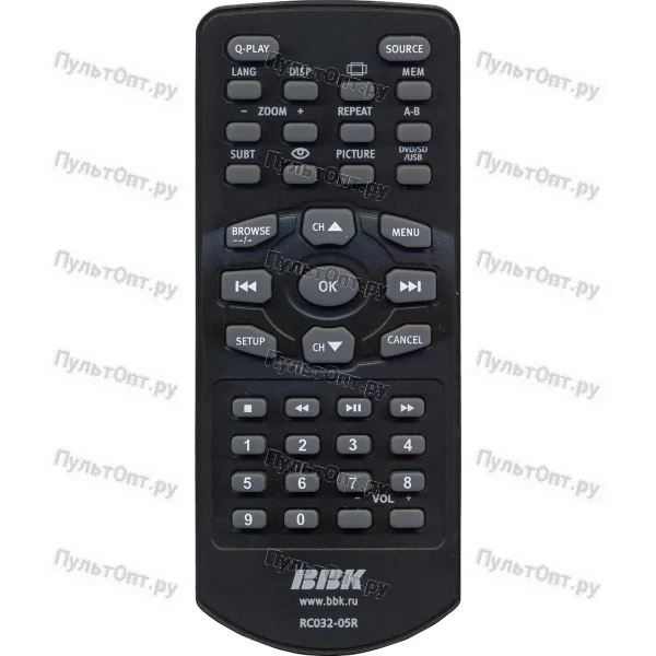 Пульт BBK RC032-02R (оригинальный)