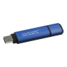 USB 3.0 32GB Kingston DTVP30 AES Encrypted (256bit) синий