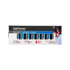 Батарейка GoPower FR6 AA BOX10 Lithium 1.5V (10/400)