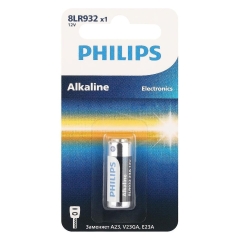 Батарейка Philips LR23/V23GA/A23/MN21 BL1 Alkaline 12V (1/20/200)