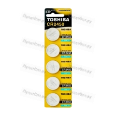Батарейка Toshiba CR2450 BL5 Lithium 3V (5/100/8000)