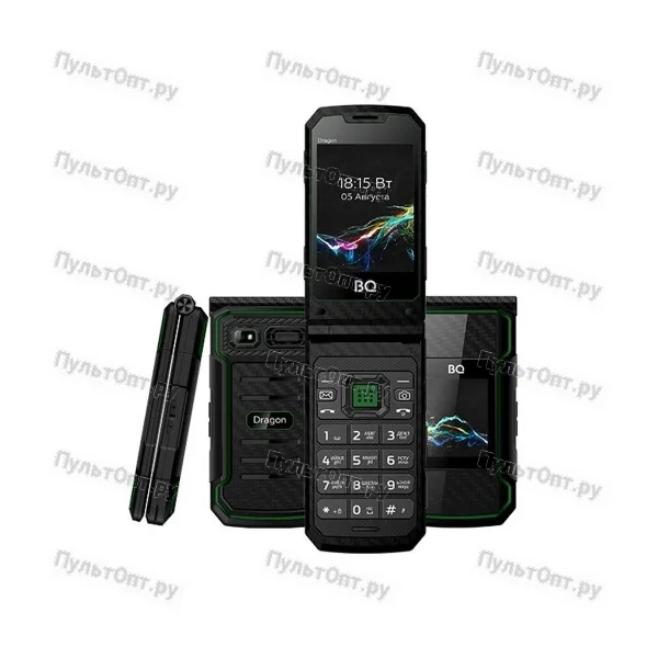Мобильный телефон BQ 2822 Dragon Black+Green