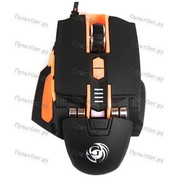 Мышь Dialog Gan-Kata MGK-41U, черная, USB, проводная, игровая, 8 кн, + колесо прокрутки, дв.клик
