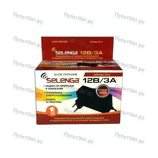 Блок питания Selenga 12V / 3A (1/50)