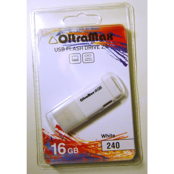 USB 16GB OltraMax 230 белый
