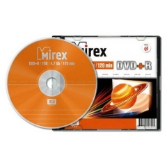 Диск Mirex DVD+R 4,7 Гб 16x Slim case (1/200)