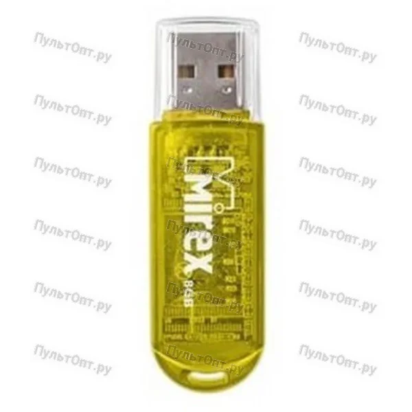 USB 8GB Mirex ELF жёлтый (ecopack)