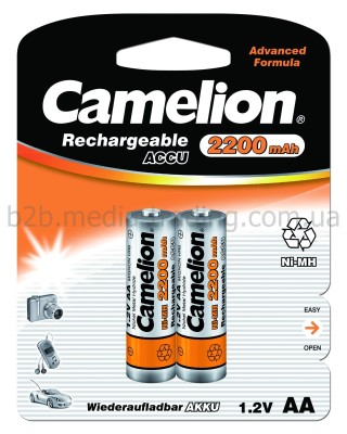 Аккумулятор Camelion R6 (2200 mAh) (2 бл) (2/24/384)
