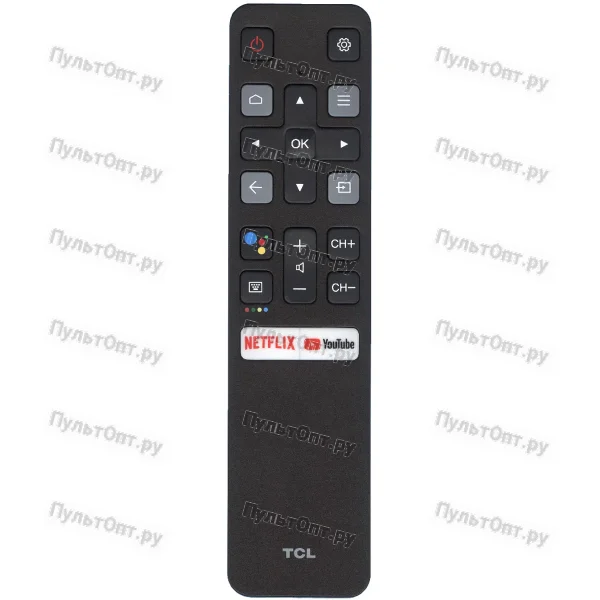 Пульт TCL RC802V FNR1 (голосовое управление, YouTube) (оригинальный)