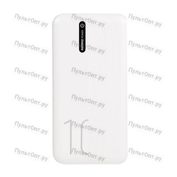 Внешний аккумулятор Remax RPP-295 10000mAh 2.1A 2USB/Type-C белый (1/72)