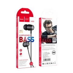 Наушники внутриканальные Hoco M88 с микрофоном черный (1/31/310)