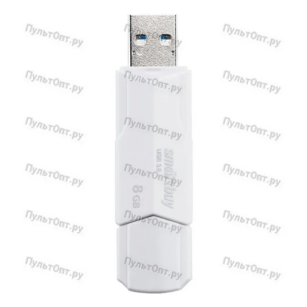Флеш-накопитель Smartbuy Clue 8GB USB3.1 пластик белый