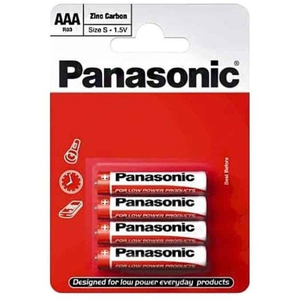 Эл. пит. AAA сол. BL04 Panasonic Zinc Carbon (48)