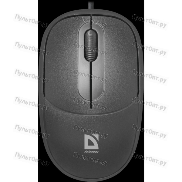 Мышь Defender Datum MS-980, черная, USB, проводная, 3 кнопки, 1000 dpi, длина кабеля 1,4 м.